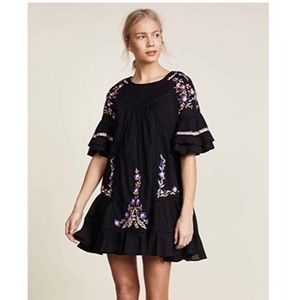 Floral Embroidered Free People Dress